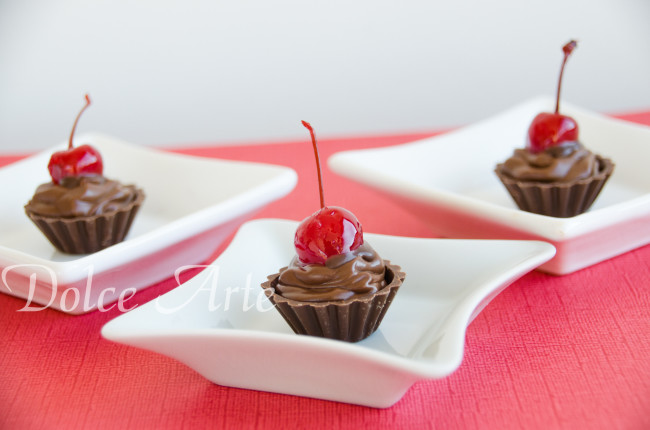 Caixinha de Gianduia com Cereja