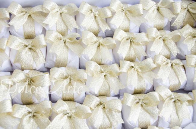 Bem-Casado em crepom com fita especial