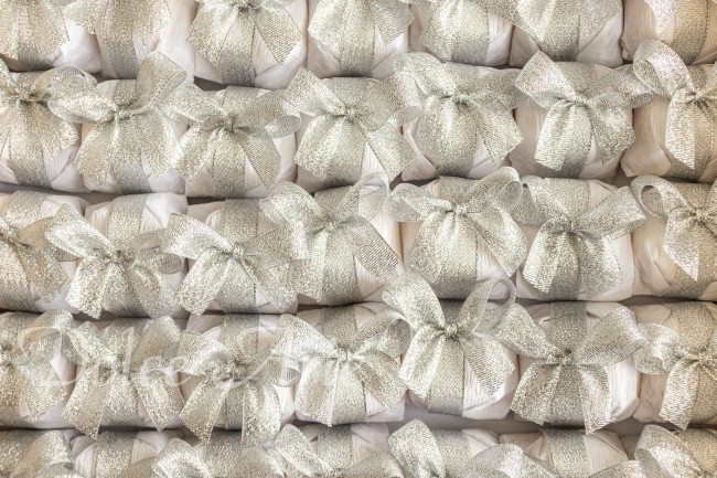 Bem-Casado em crepom com fita especial