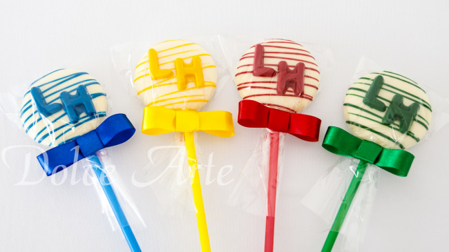 Pirulito de Chocolate com Inicial