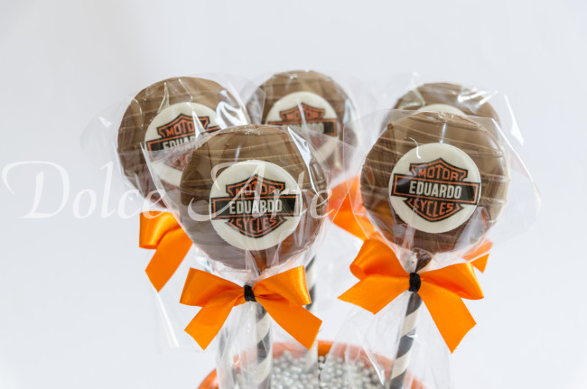 Pirulito de Chocolate com Pastilha de Açúcar