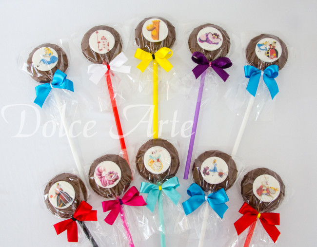 Pirulito de Chocolate com Pastilha de Açúcar