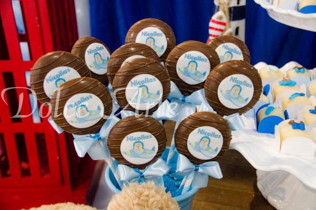 Pirulito de Chocolate com Pastilha de Açúcar