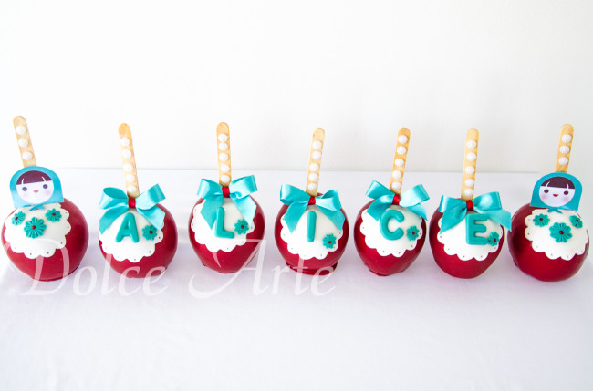 Maçãs de Chocolate Personalizadas Matrioska
