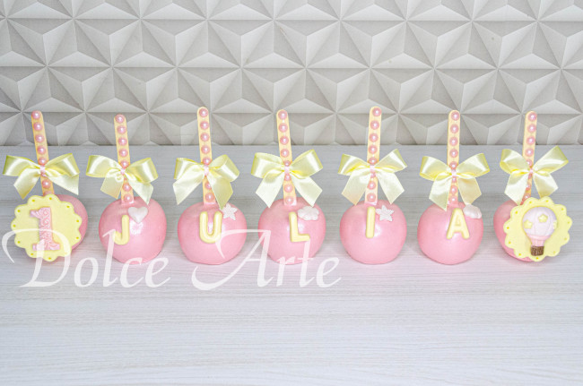Maçãs de Chocolate Personalizadas Balão