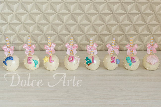 Maçãs de Chocolate Personalizadas Fundo Mar