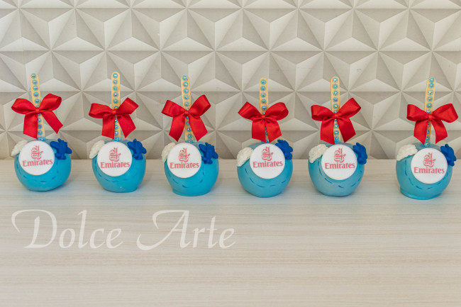 Maçãs de Chocolate Personalizadas Corporativo