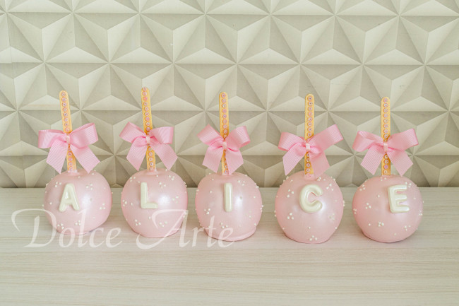 Maçãs de Chocolate Personalizadas Nome