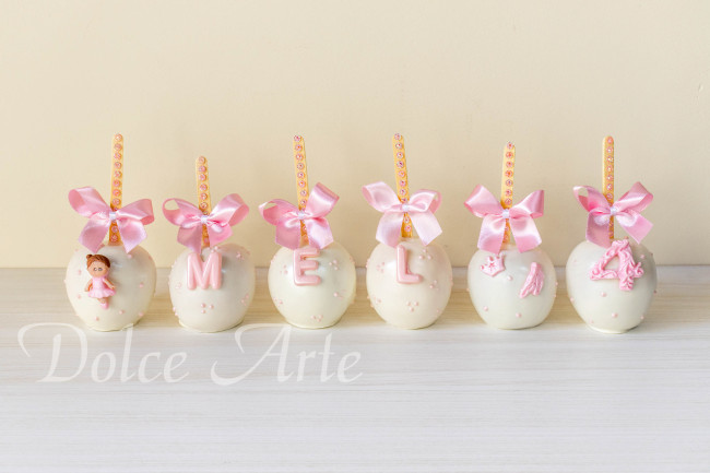 Maçãs de Chocolate Personalizadas Bailarina