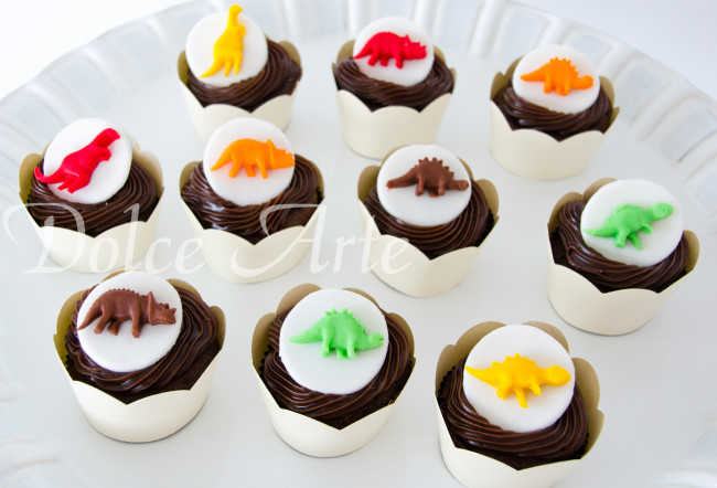 Cupcakes Decorados Dinossauro