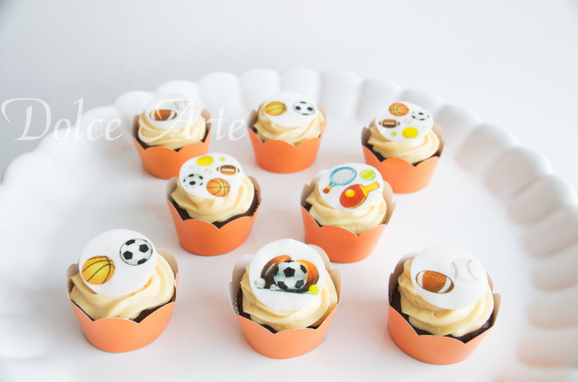 Cupcakes Decorados Esportes