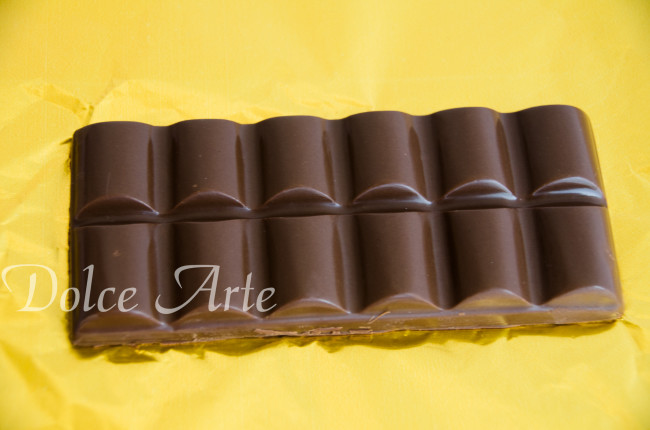 Barra de chocolate belga maciça