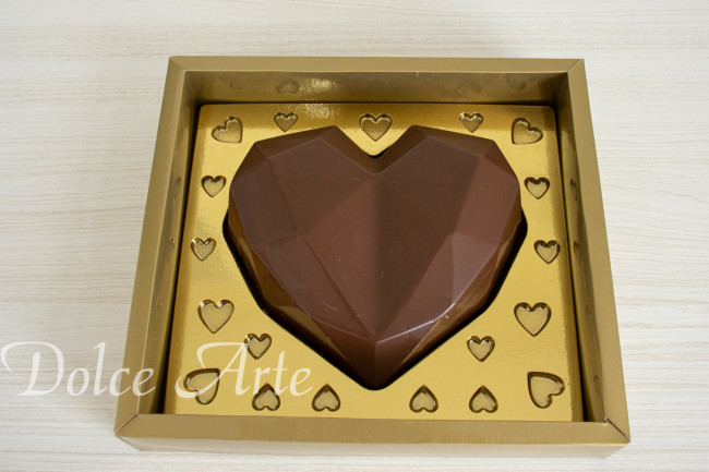 Coração de Chocolate Recheado