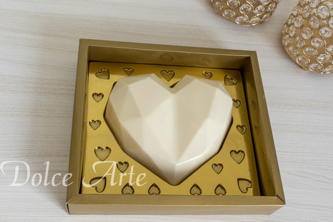 Coração de Chocolate Recheado