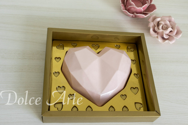 Coração de Chocolate Recheado