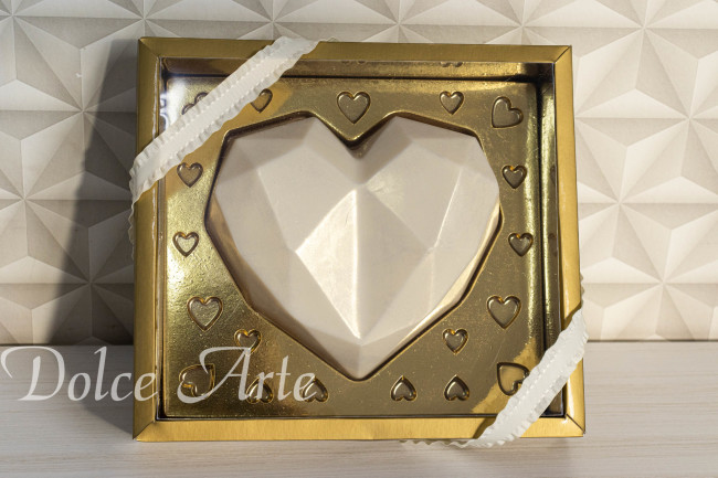 Coração de Chocolate Recheado