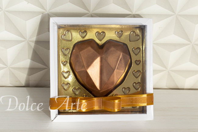 Coração de Chocolate Recheado