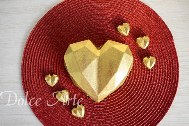 Coração de Chocolate Recheado