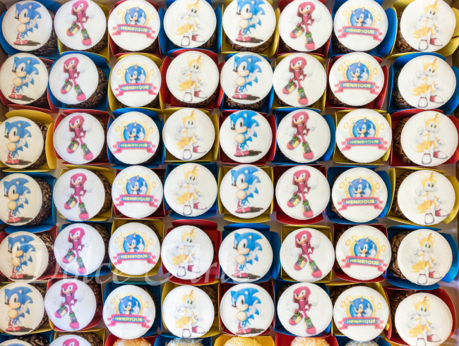 Doces Decorados Sonic