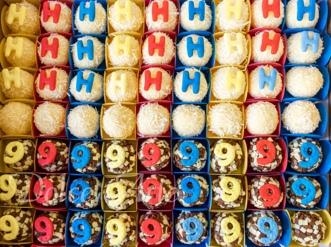 Doces decorados Sonic