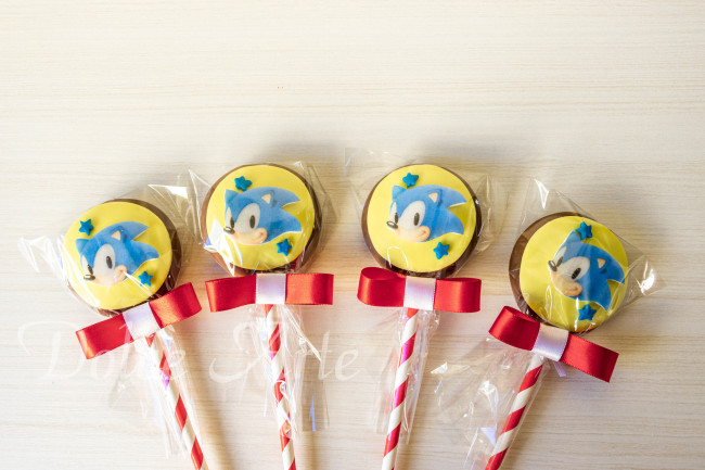 Pirulitos Personalizados Sonic