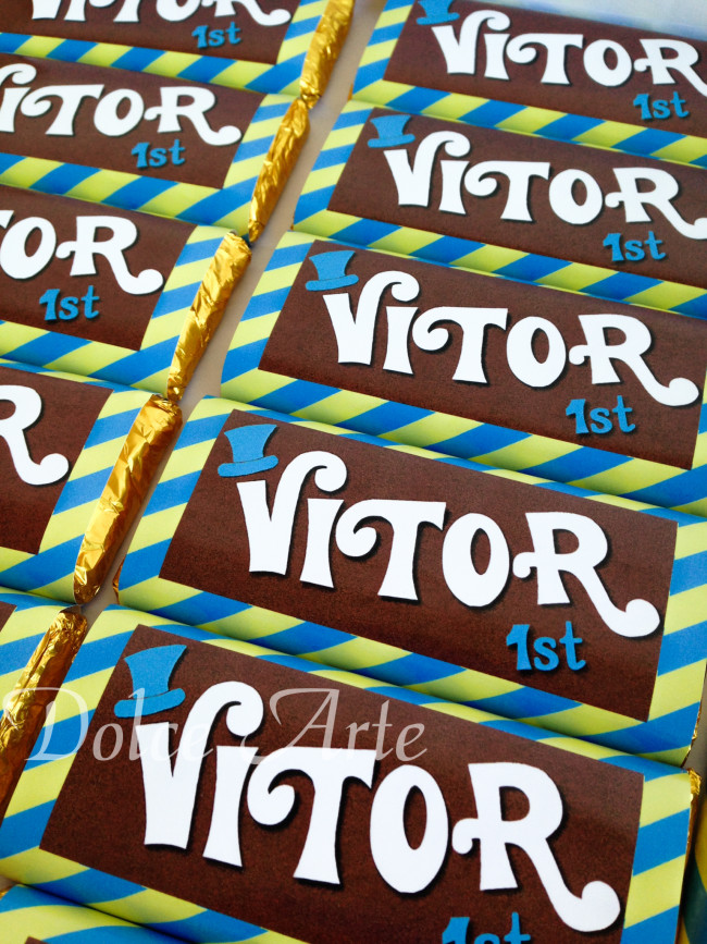 Barrinha de Chocolate com rótulo personalizado