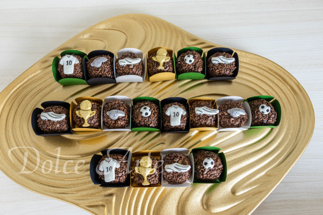 Doces decorados Futebol