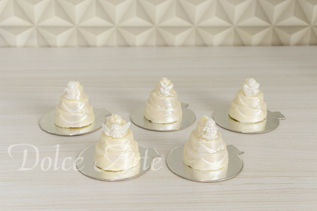 Mini Bolo Decorado Batizado