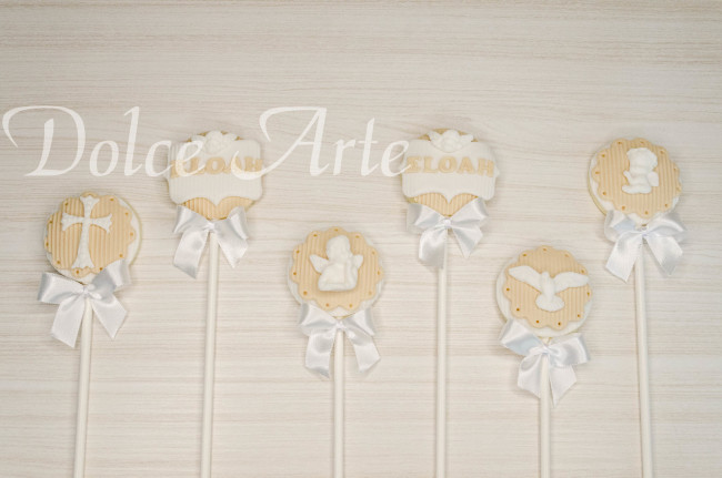 Pirulito de Chocolate Personalizado Batizado