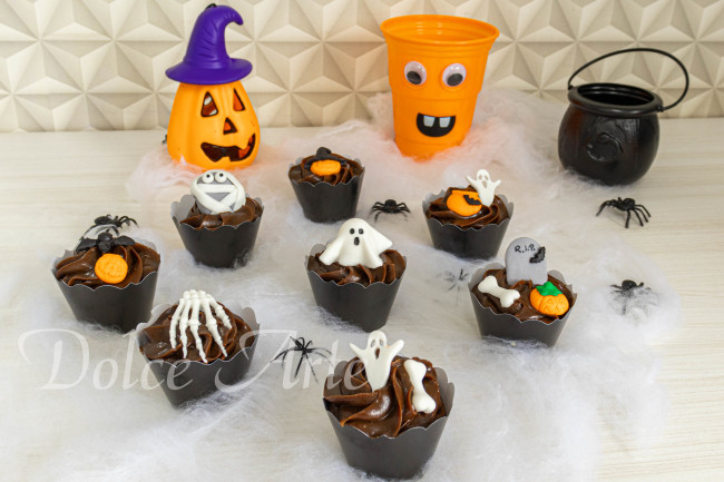 Cupcakes decorados Halloween