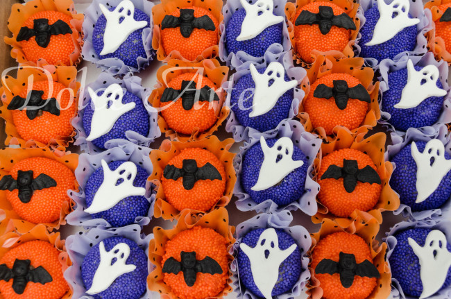 Doces decorados Halloween