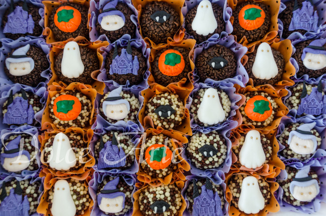Doces decorados Halloween