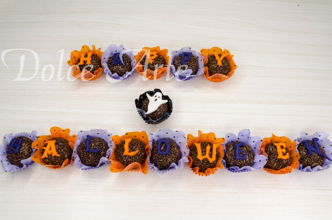 Doces decorados Halloween