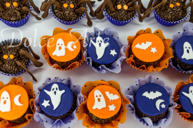 Doces decorados Halloween
