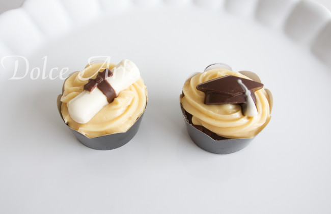 Cupcake decorado formatura