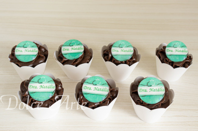 Cupcake decorado formatura