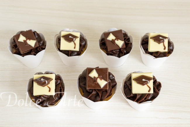 Cupcake decorado formatura