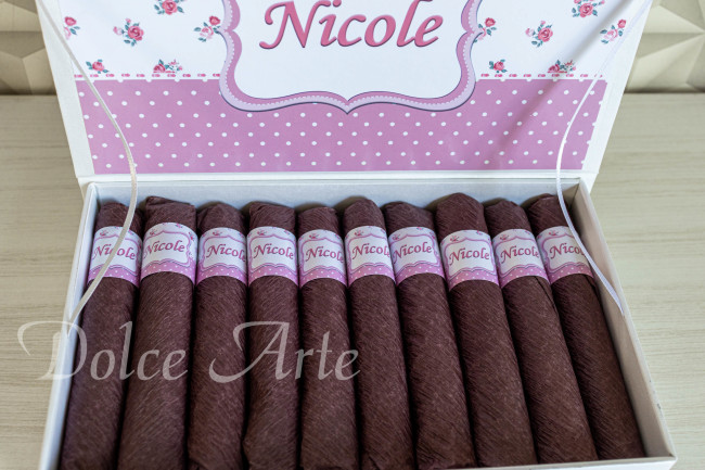 Caixa personalizada com 20 charutos