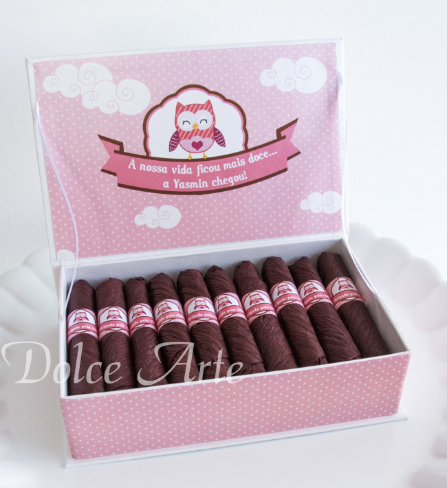 Caixa personalizada com 20 charutos