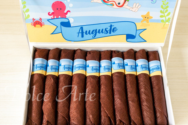 Caixa personalizada com 20 charutos