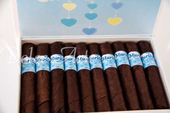 Caixa personalizada com 20 charutos