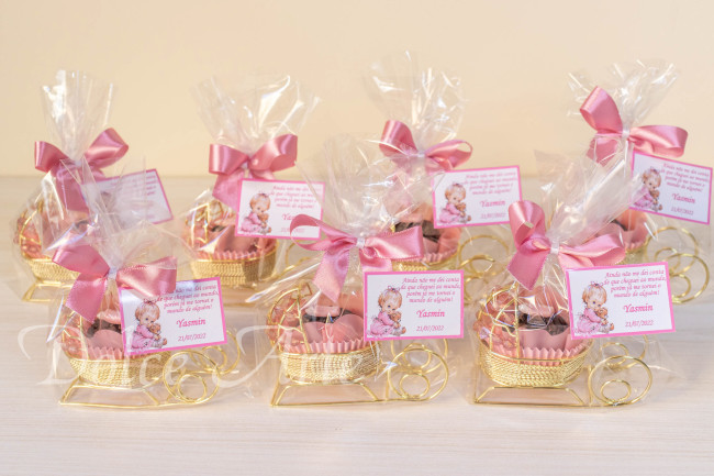 Carrinho com doce decorado