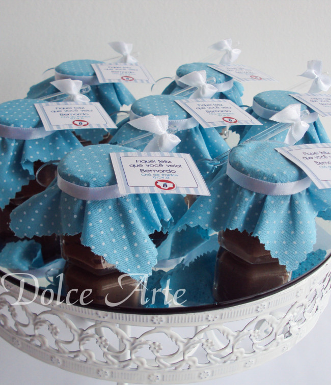 Potinho de brigadeiro personalizado