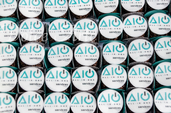 Doces Decorados Corporativos, personalizados com pastilha de açúcar com a logo da empresa