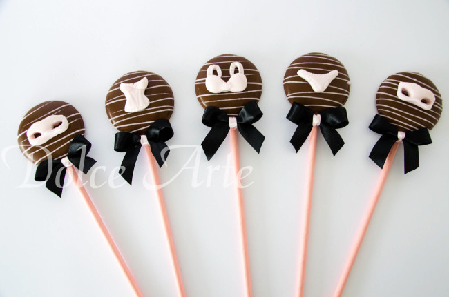 Pirulitos de Chocolate Chá de Lingerie