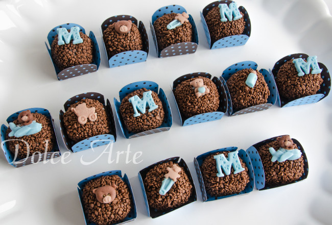 Doces Decorados Bebê Ursinho
