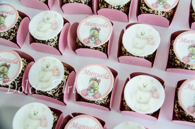 Doces decorados Ursinha