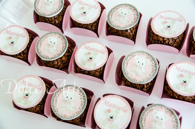 Doces decorados Ursinha