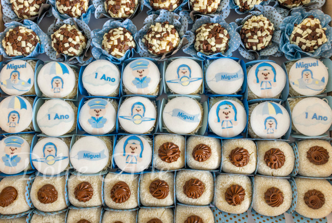 Doces Decorados Urso Aviador