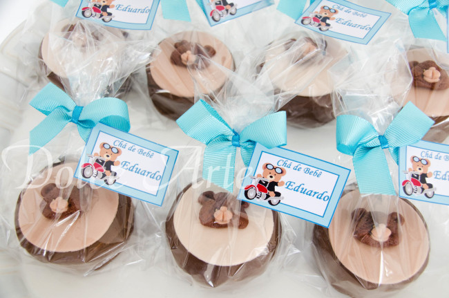 Pães de mel decorados Ursinho